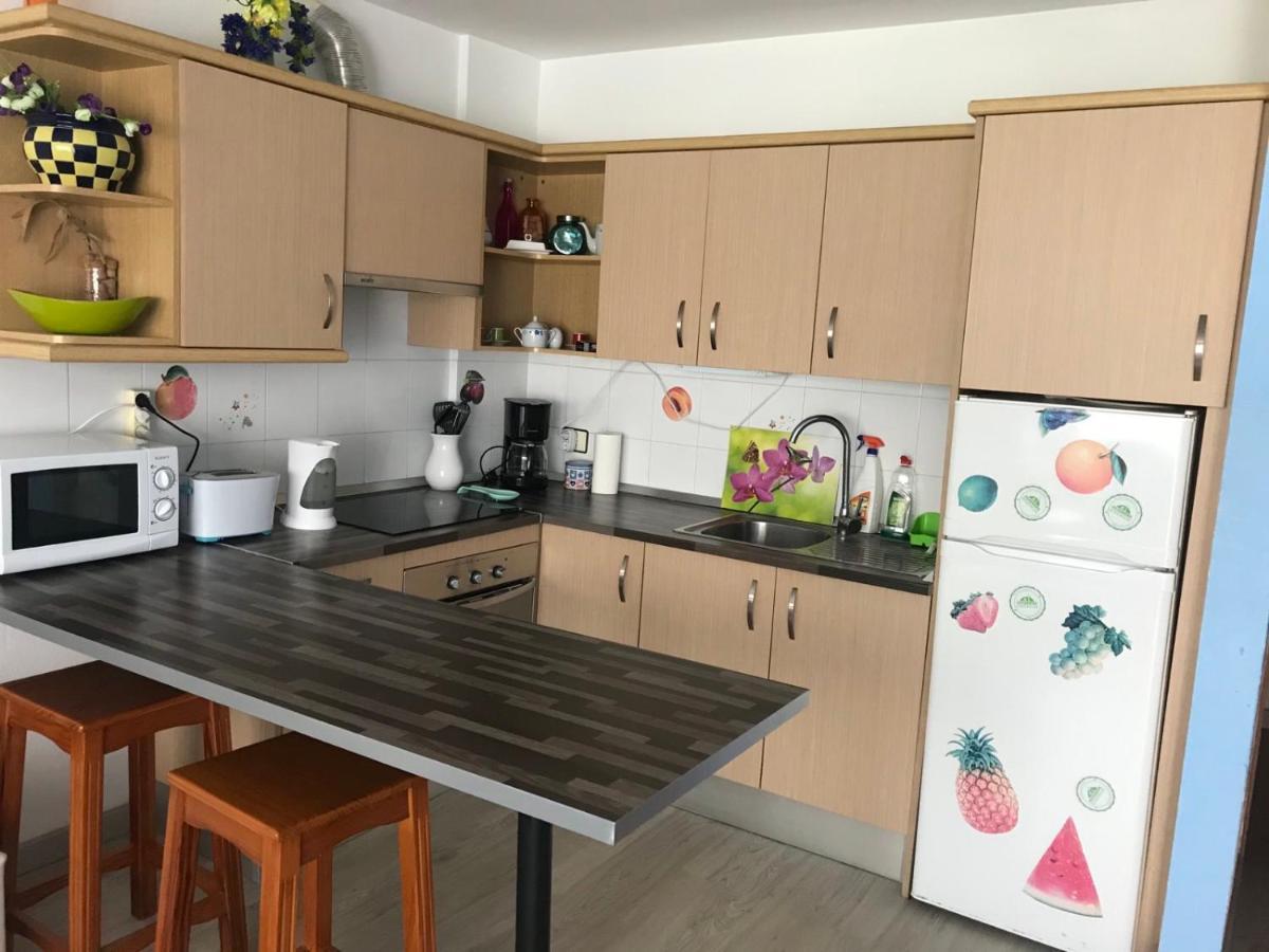 First Line Beach Apartment With Ocean View La Arena Puerto de Santiago  Dış mekan fotoğraf