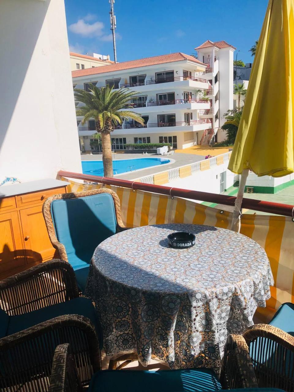 First Line Beach Apartment With Ocean View La Arena Puerto de Santiago  Dış mekan fotoğraf